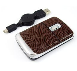 LEATHER CARD MOUSE 81-803L
